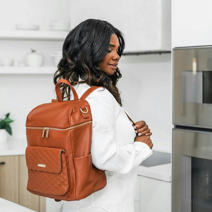 Monaco Diaper Bag | Latte Brown