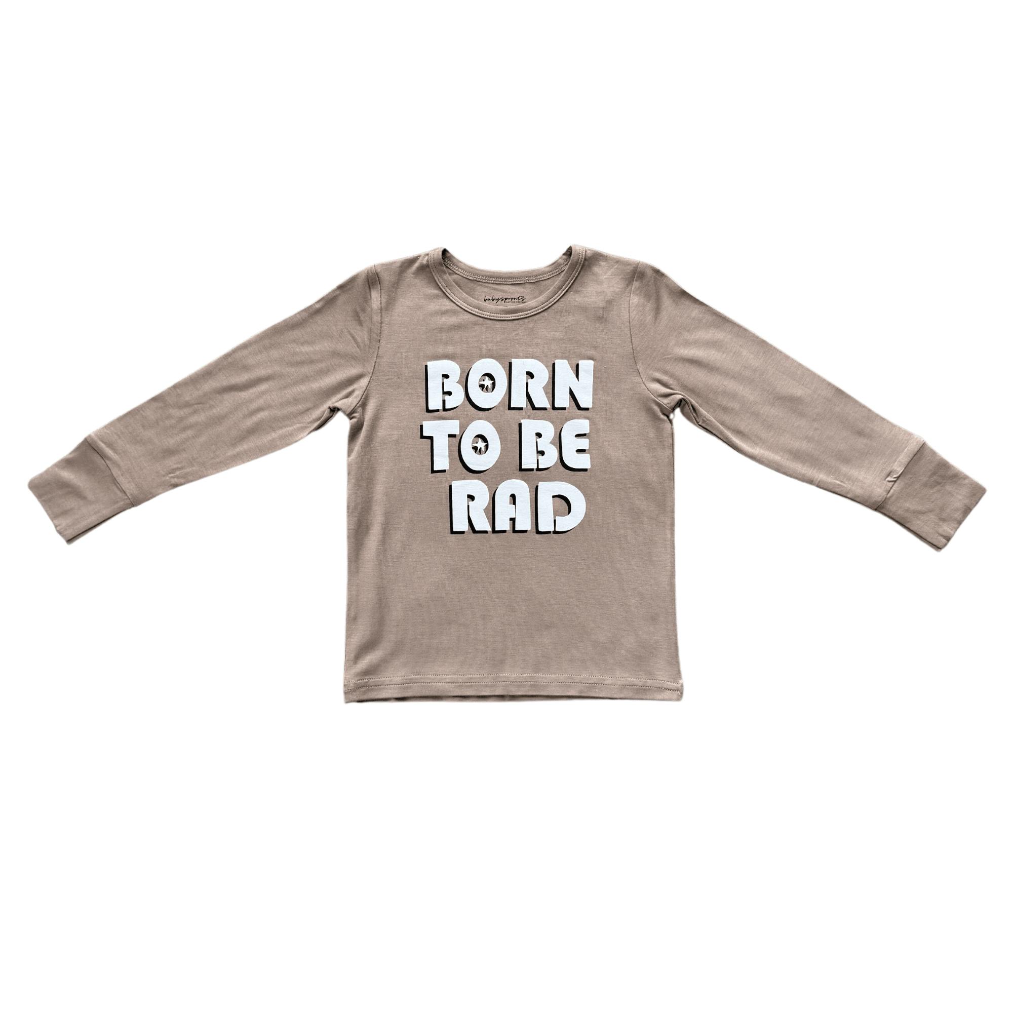 Boy's Long Sleeve Tee Big Bro in Desert