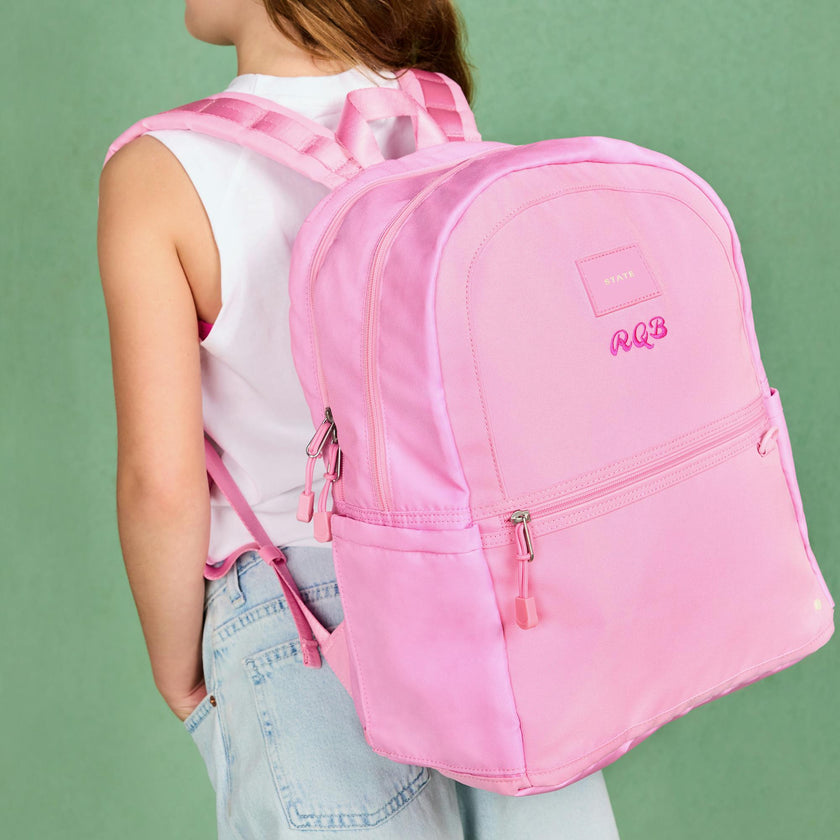 Kane Double Pocket Backpack, Pink