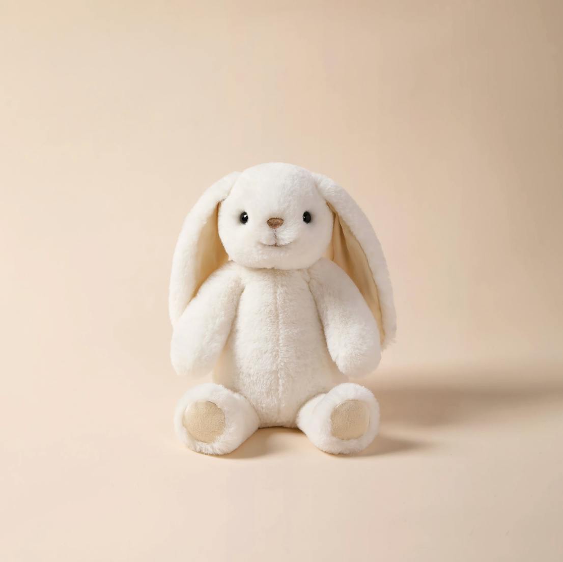 McHugs Milky Smiling Rabbit Weighted Plush Animal 25cm