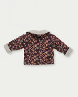 Molly Baby Quilted Jacket - Garden Flowers Plum