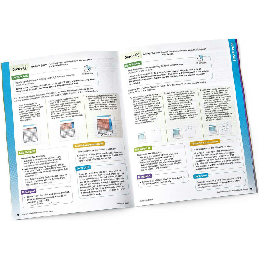 Learn to Teach Math with Manipulatives Grades 6-9