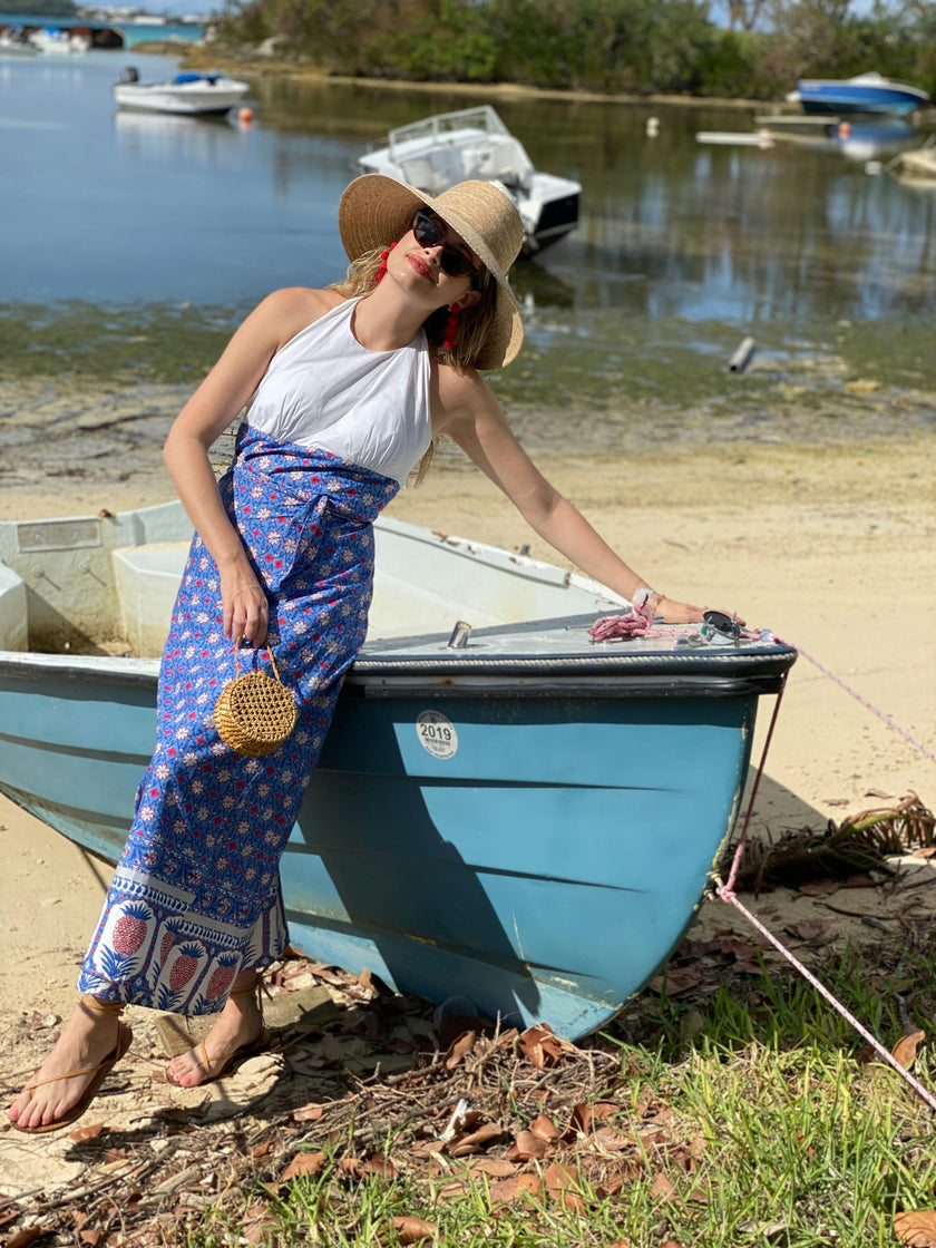 Wildflower Sun Hat, Plain without Eyelets/Grommets/Ribbon