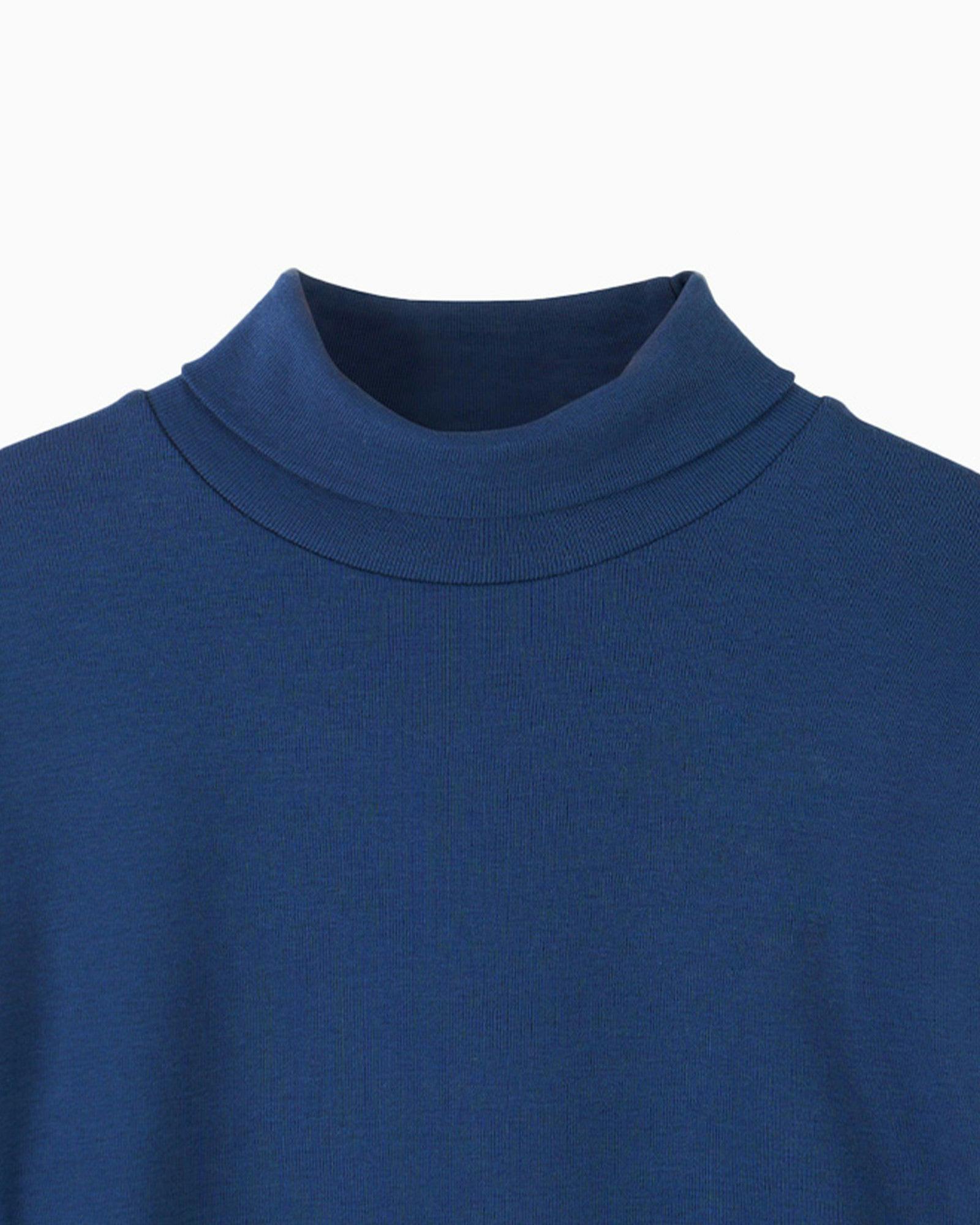 Unisex Classic Turtle Neck in Navy
