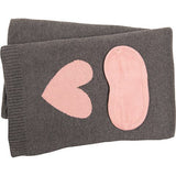 Hearts Reversible Blanket Travel Set