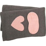 Hearts Reversible Blanket Travel Set