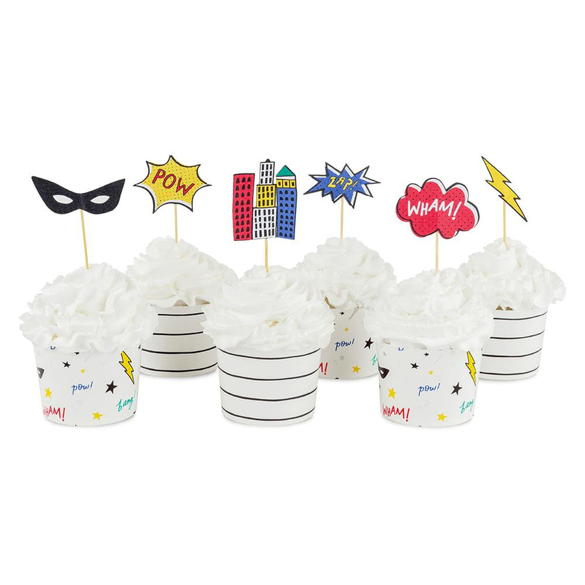 Superhero  Cupcake Decorating Set