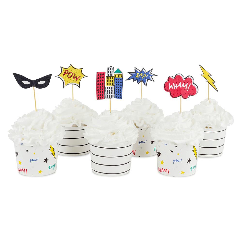 Superhero  Cupcake Decorating Set