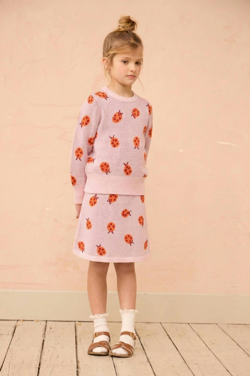 Ladybird Jumper | Rose