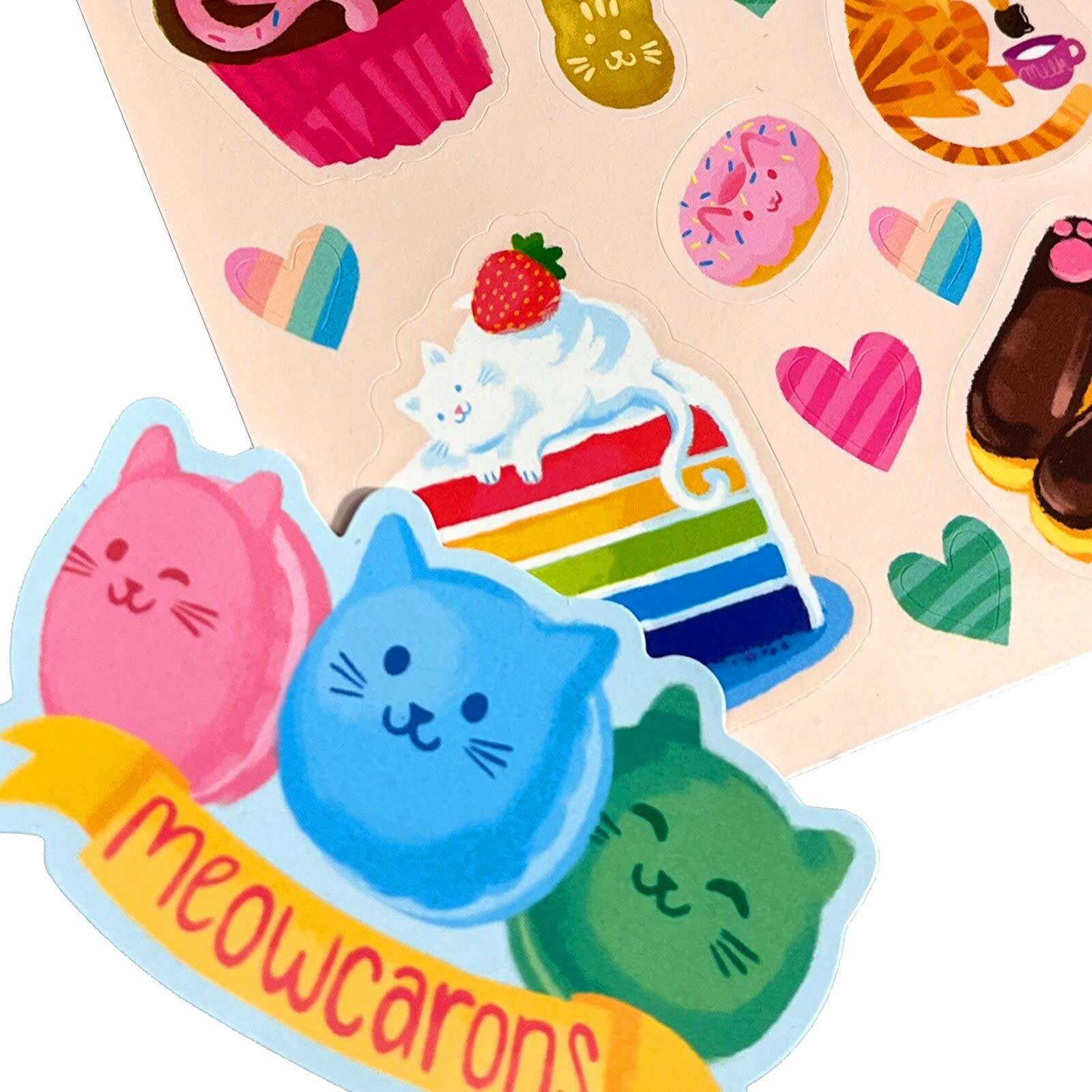 Stickiville Stickers: Cafe - Scented (2 Sheets & 6 Die-Cut) (Paper)
