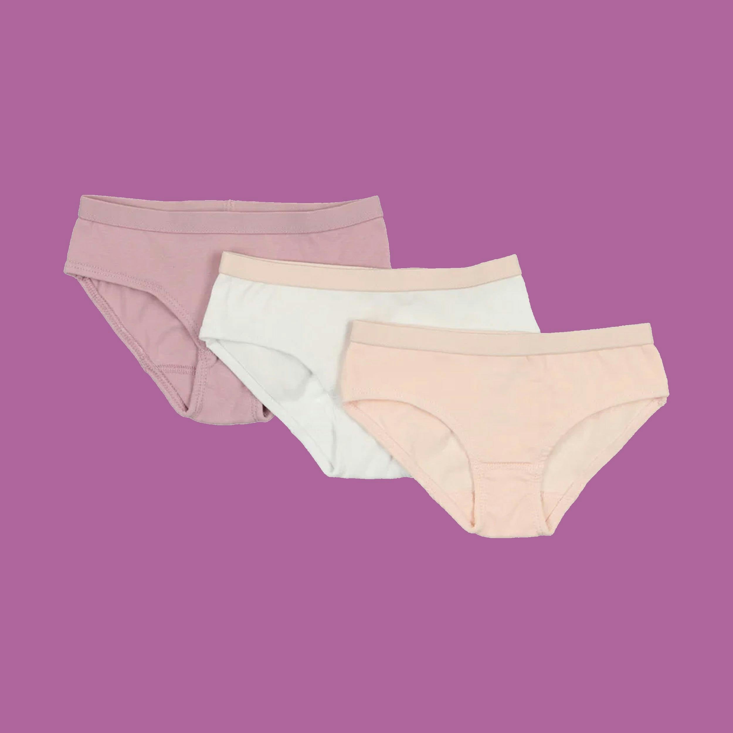 Girls Panty 3pc Set Mauve