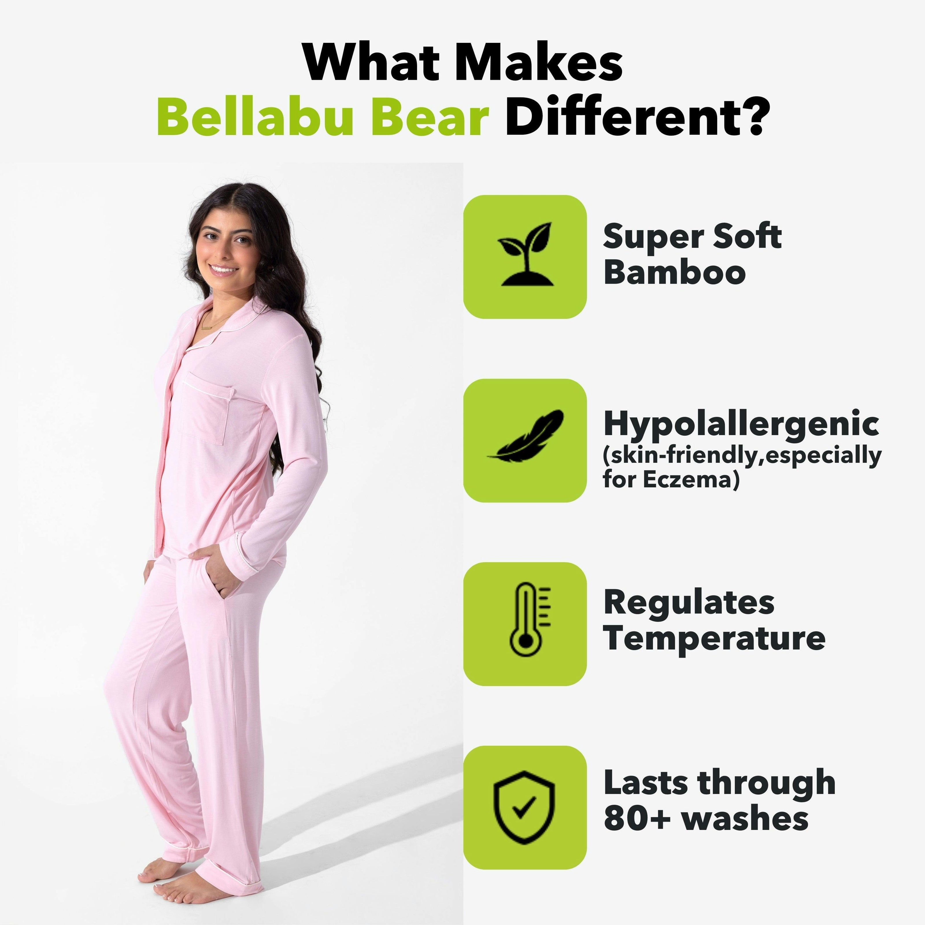 Blush Pink Bamboo Women's Pajama Set
