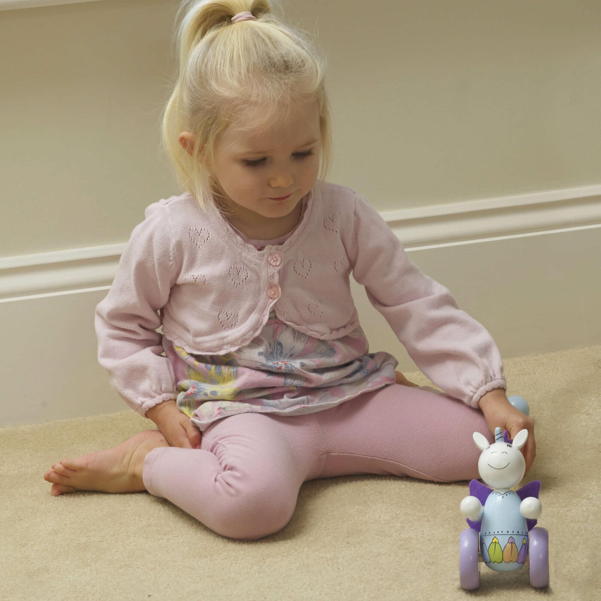 Orange Tree Toys: Push Along: - Wooden Toy
