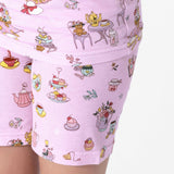 Tea Party Kids Pajama Short Set
