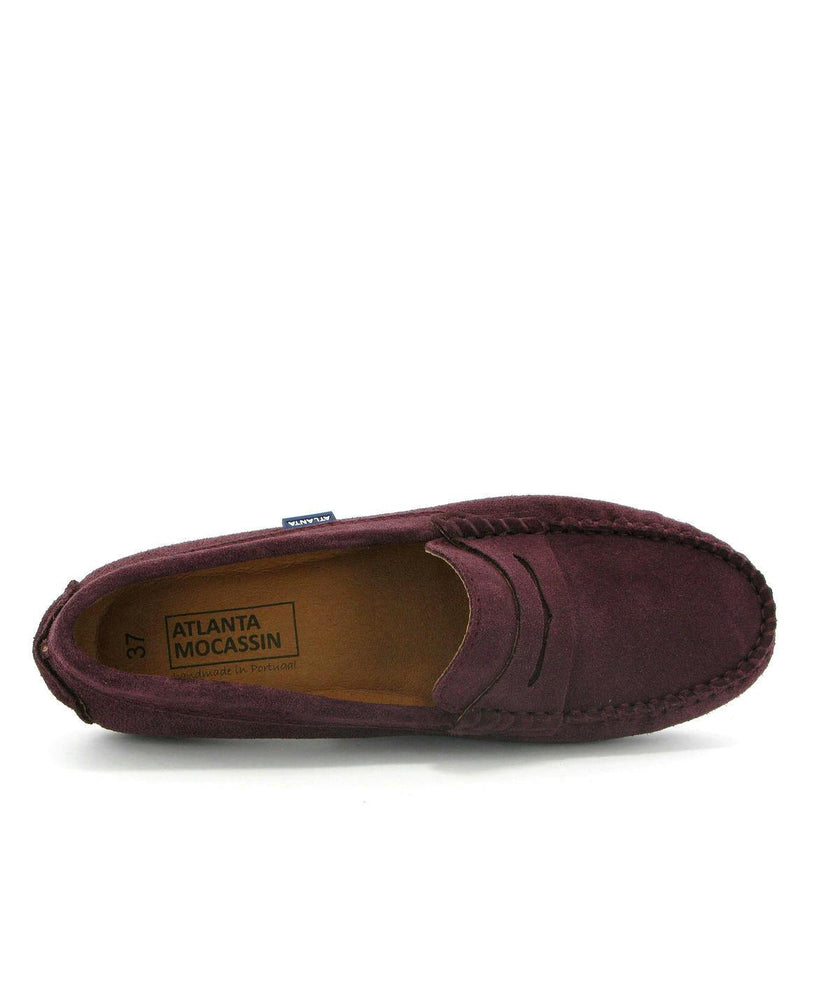 032 Walkers - burgundy suede