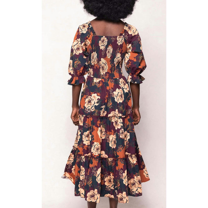 Madeline Dress in Equinox Rose
