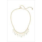 Verdant Whisper Tassels Necklace