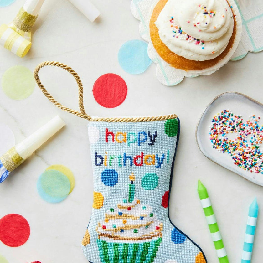 Happy Birthday in Blue