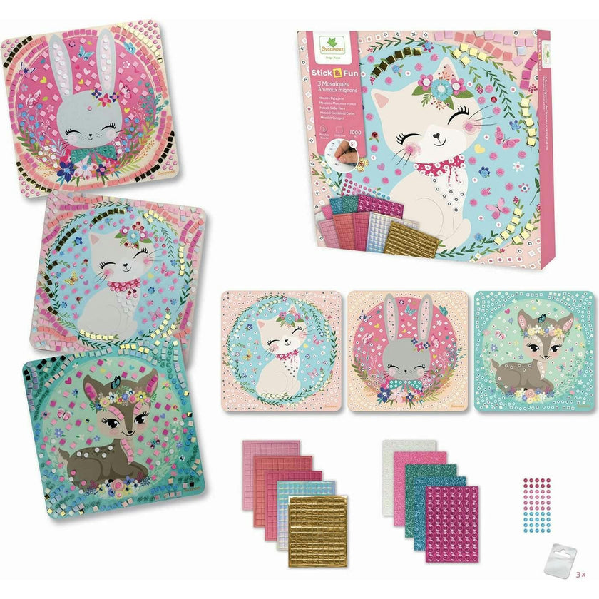 Stick'N Fun - Mosaics Cute Pets - 5y+