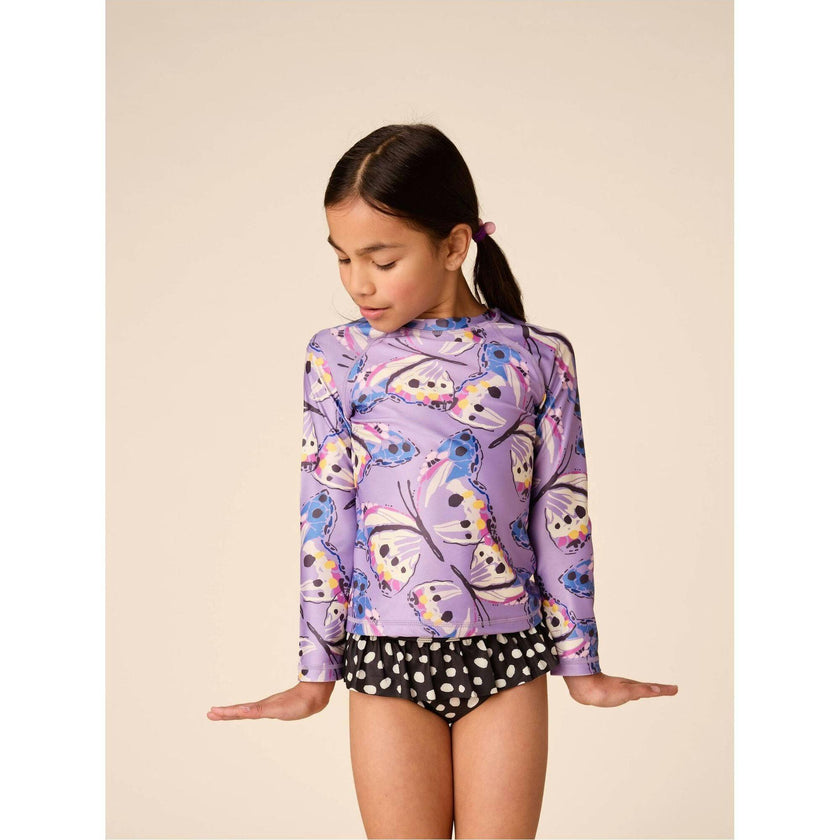 Long Sleeve Rash Guard, Purple