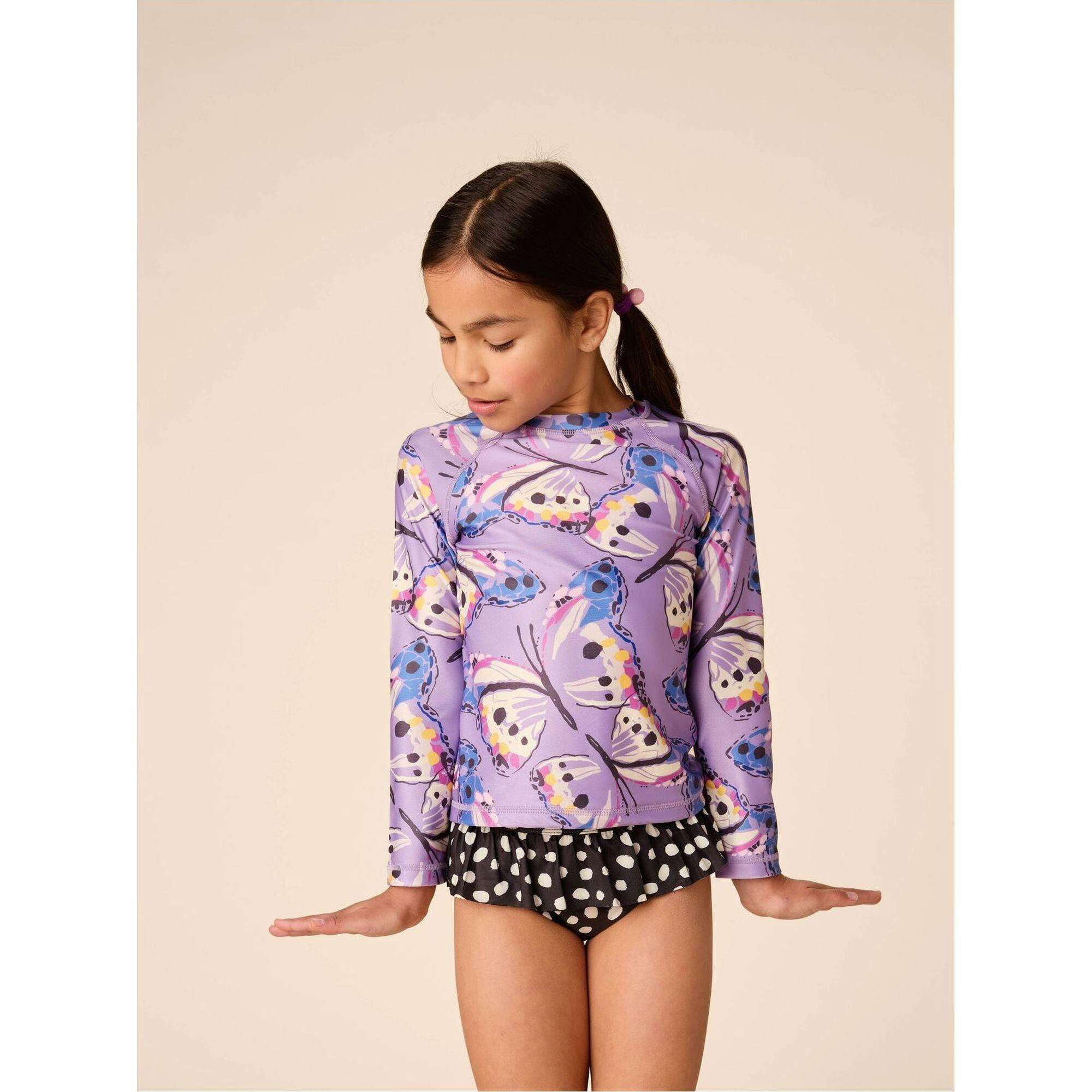 Long Sleeve Rash Guard, Purple