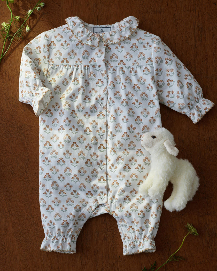 Baby's Pima Romper in Meadow Bloom