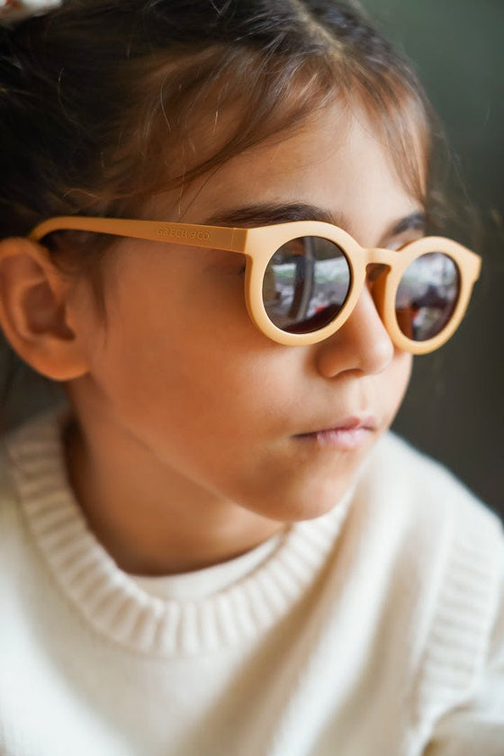 Classic | Sustainable Sunglasses | Plant-Based Bendable Polarized - Child | 3-8 Y | Buckwheat