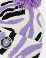 Lined Knit Pompom Hat