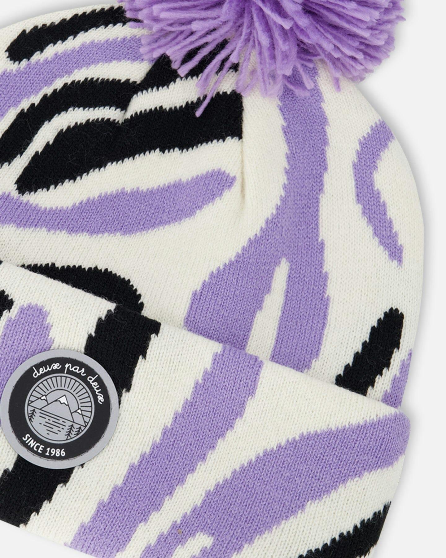 Lined Knit Pompom Hat