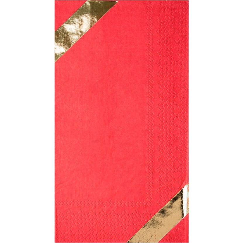 Posh Ruby Kiss Guest Napkins