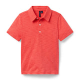 The Slub Polo, red