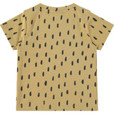 Dotted Round Neck Short Sleeve T-Shirt