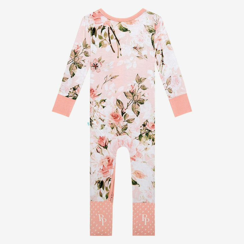 Vintage Pink Rose Convertible One Piece