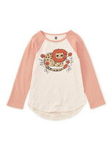 Dandy-Lion Graphic Raglan Tee, Antique