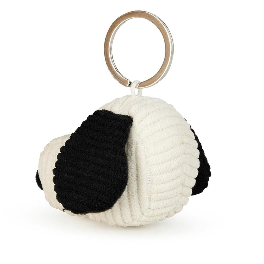 Keychain PEANUTS Snoopy Head Corduroy Cream 2''