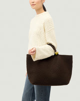 St. Barths Large Tote Beads | Chocolate