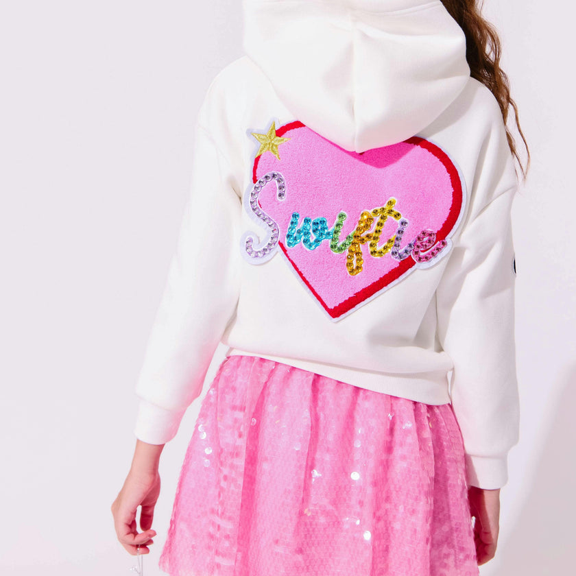 Bubble Gum Hot Pink Sequin Skirt