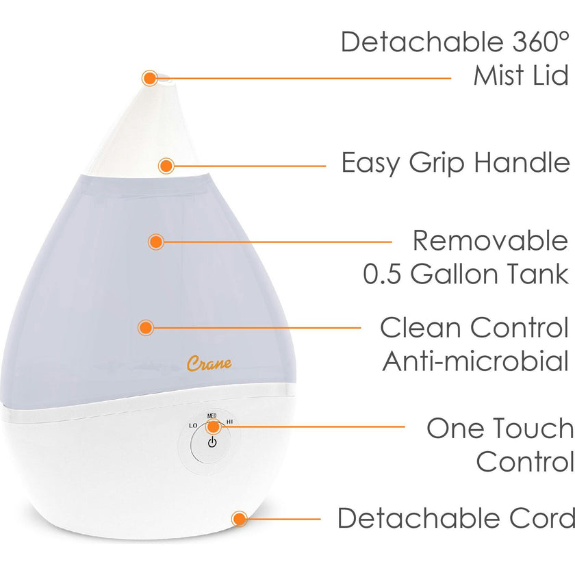 Droplet Ultrasonic Cool Mist Humidifier