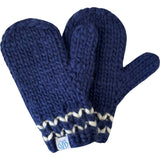 Knit Mittens - Navy