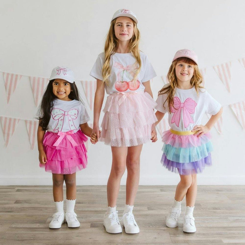 Bow Lace Tiered Tutu