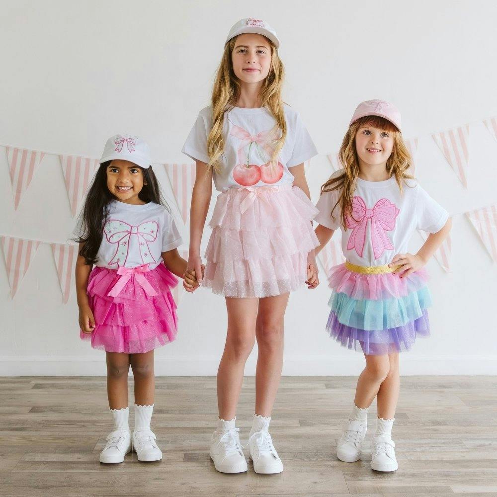 Bow Lace Tiered Tutu
