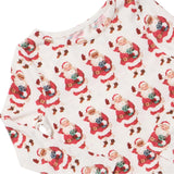 Kids Bamboo PJ Set - Vintage Santas