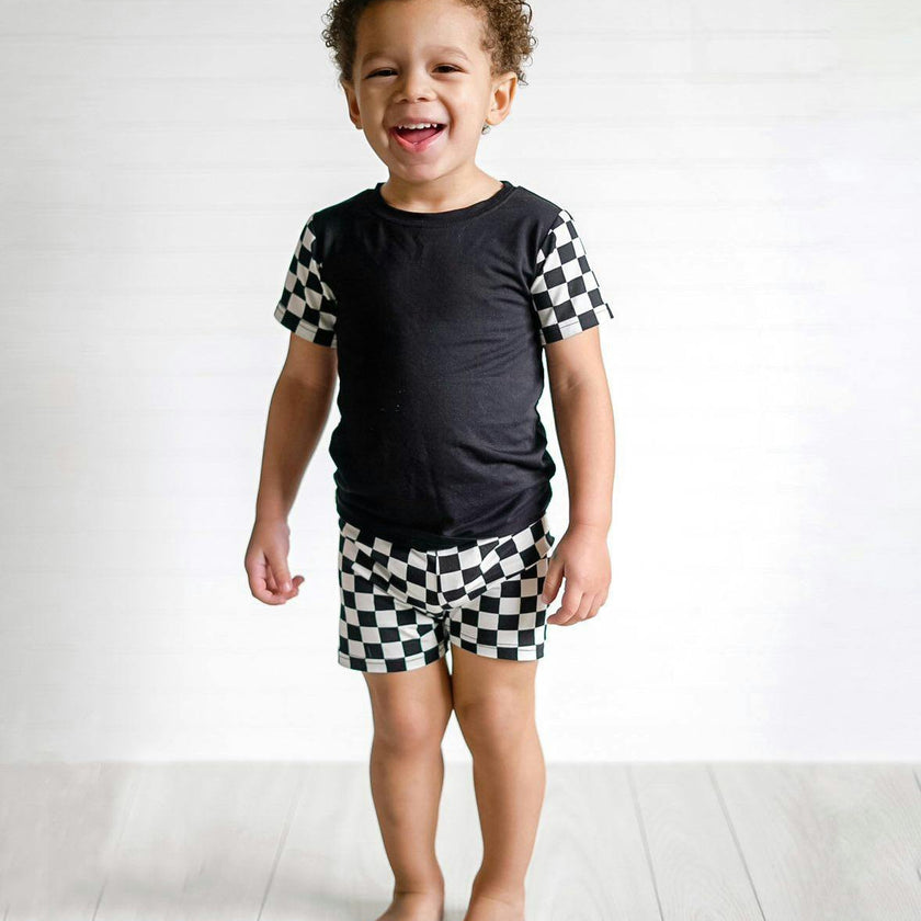 Checked Out 2 Piece Shorts Set