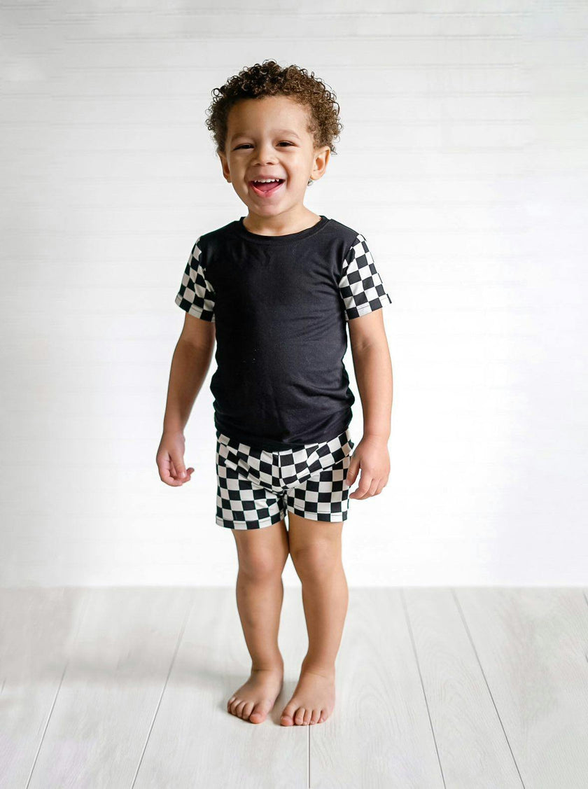 Checked Out 2 Piece Shorts Set
