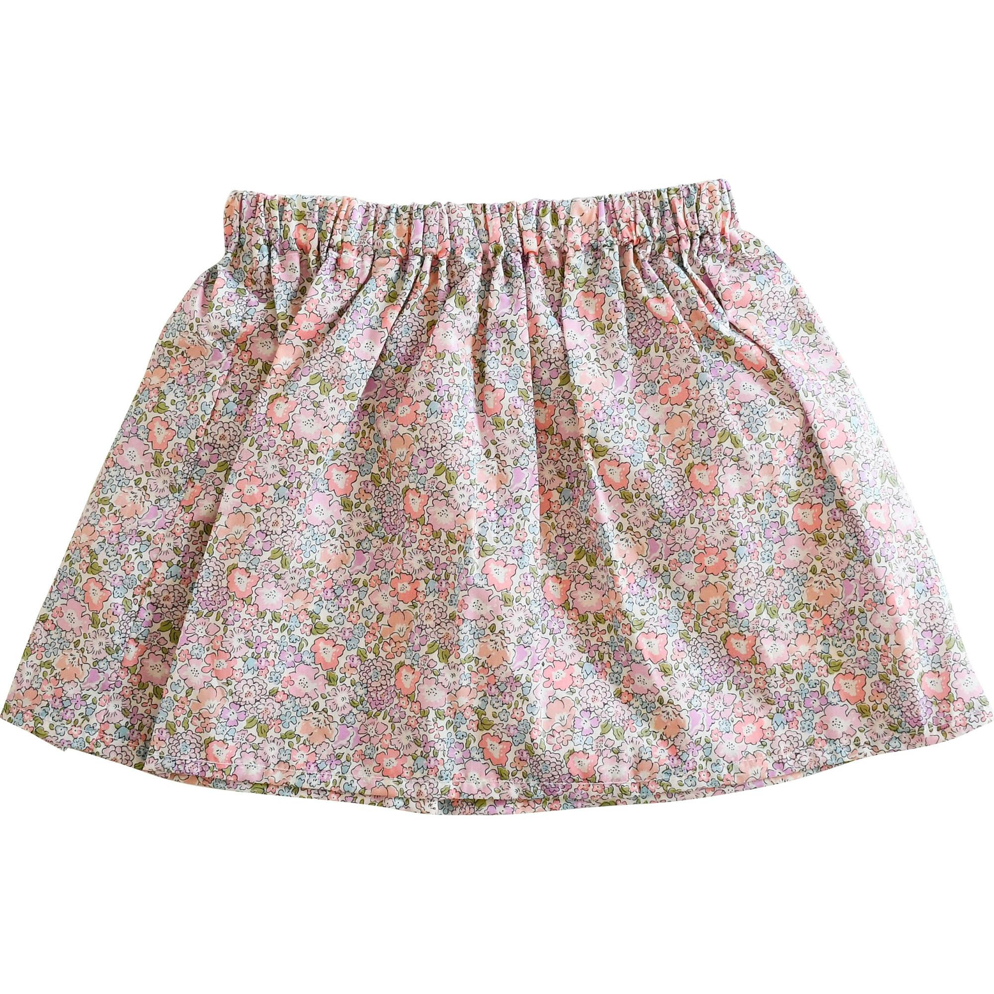 Liberty of London Girls Elasticated Skirt - Michelle pink