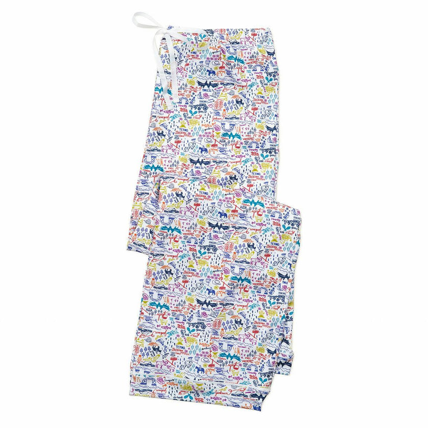 Jackson Hole Women’s Button Front Long Pajama Set