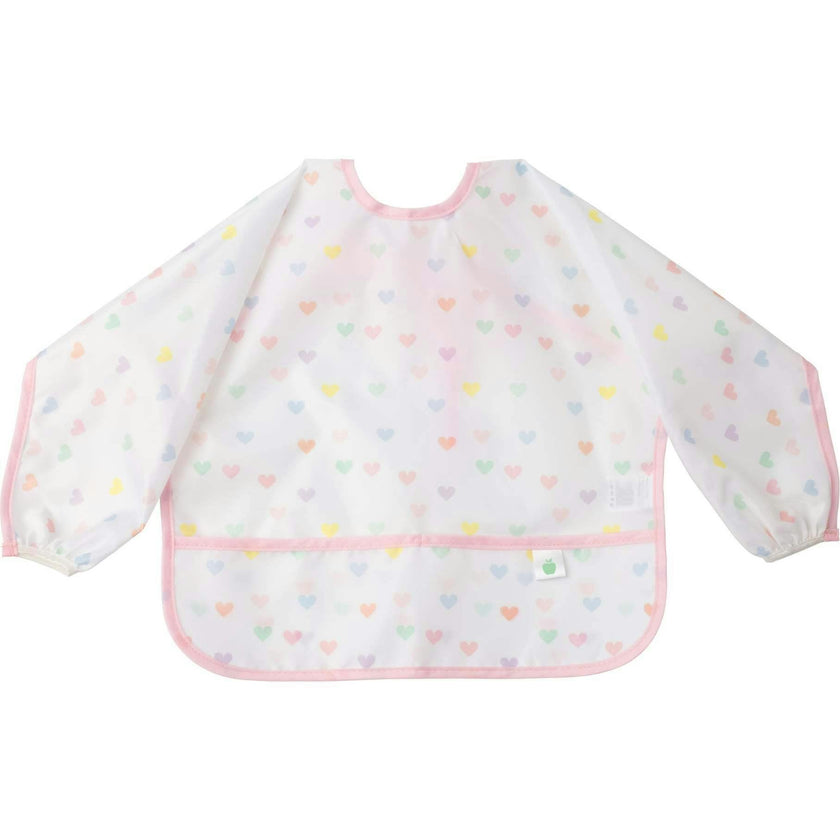 The Cover Everything Bib in Hearts