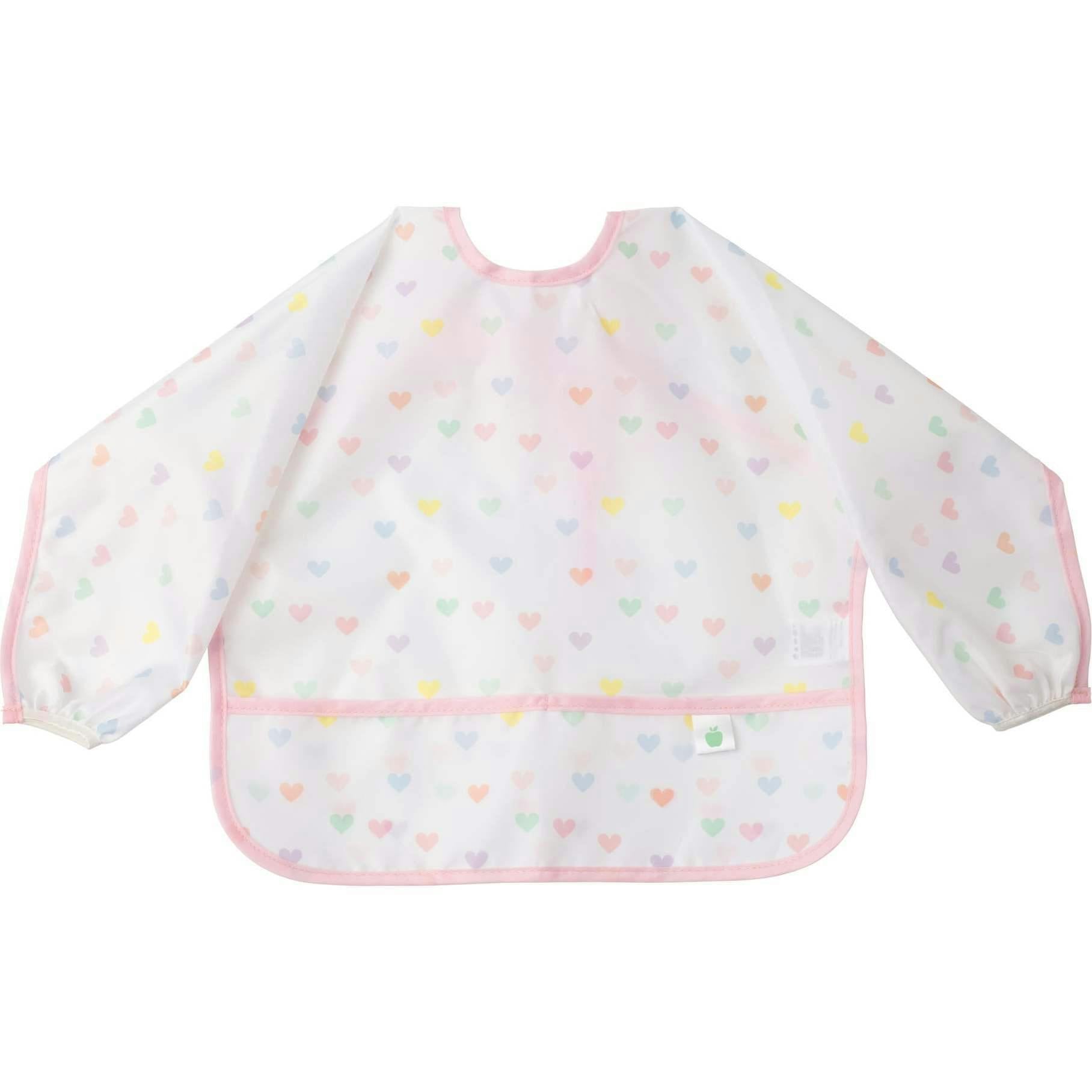 The Cover Everything Bib in Hearts