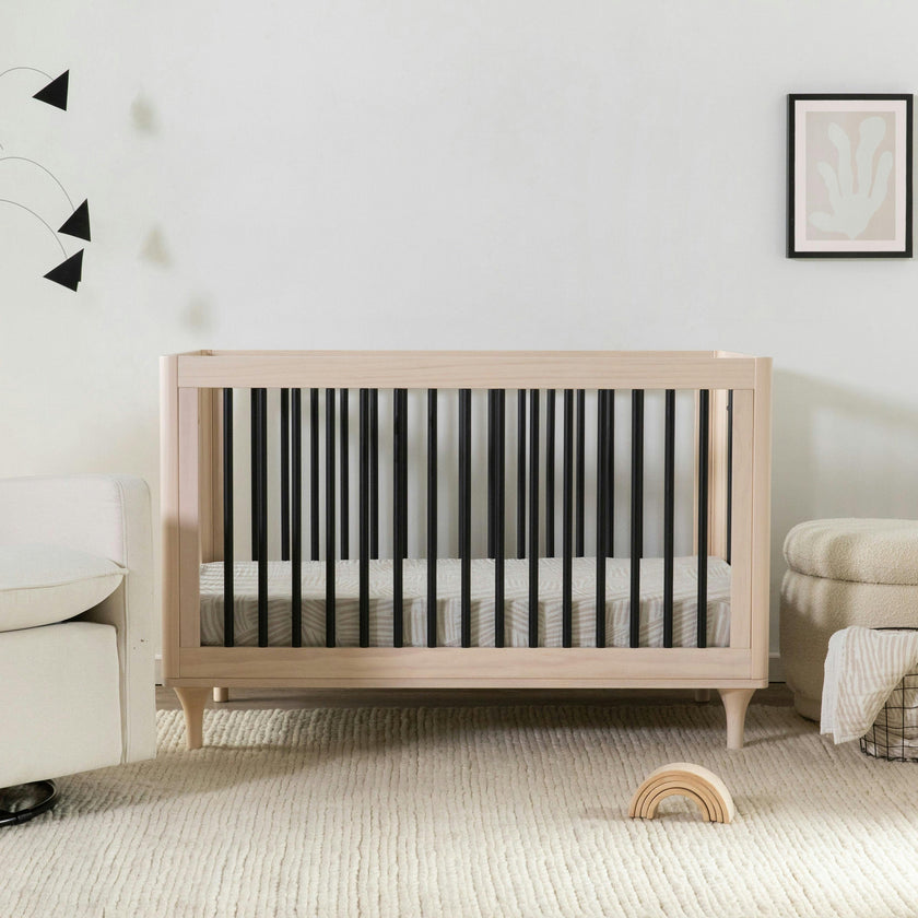 Babyletto Lolly 3-in-1 Convertible Crib with Toddler Bed Conversion Kit