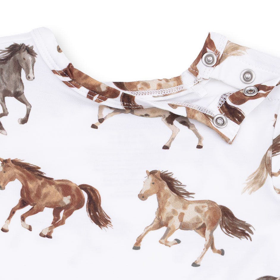 Wild Horses - Long Sleeve Bodysuit – Maisonette